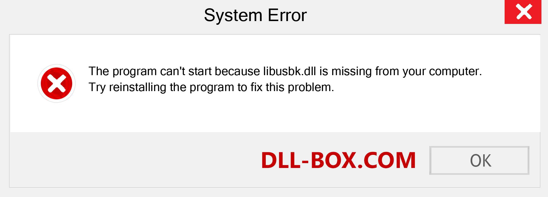  libusbk.dll file is missing?. Download for Windows 7, 8, 10 - Fix  libusbk dll Missing Error on Windows, photos, images